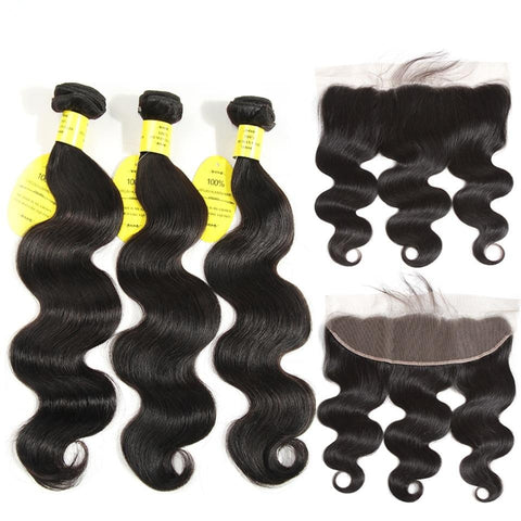 Beauti Bundle Deals w/13x4 Lace Frontal Closure