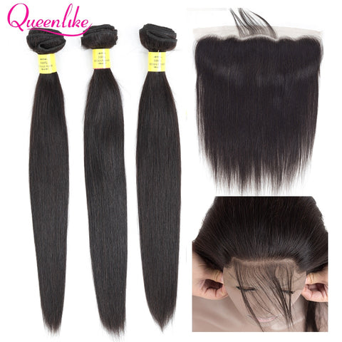 Queenlike 3 4 Bundles Brazilian Hair Weave