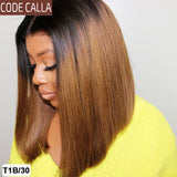 Highlight Wig Human Hair Bob Wig Straight 13x4 Lace Front Human Hair Wigs Brazilian Remy Colored Short Bob Ombre Human Hair Wigs